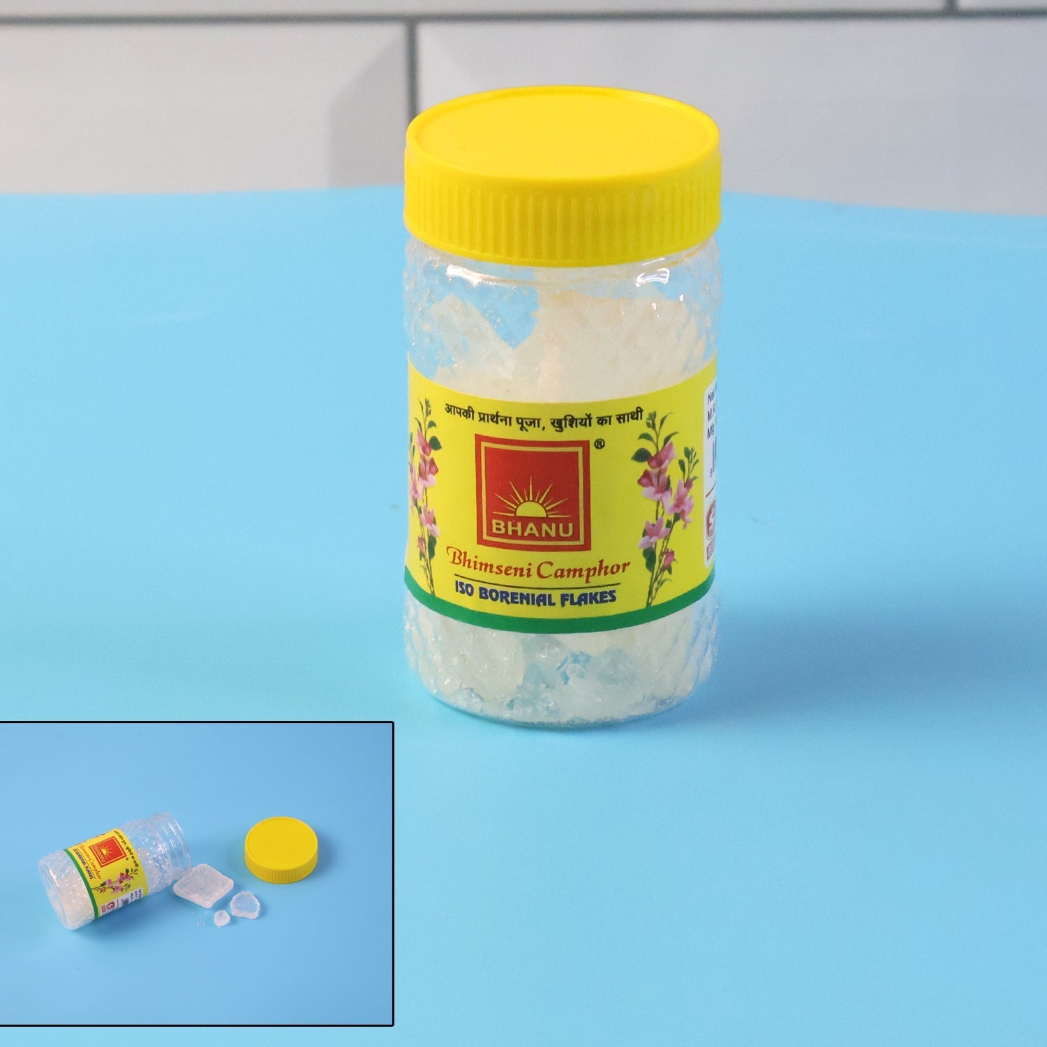 Premium Bhimseni Camphor ISO Borneol Flakes (20gm / 1 Pc) The Morsignaturekarts