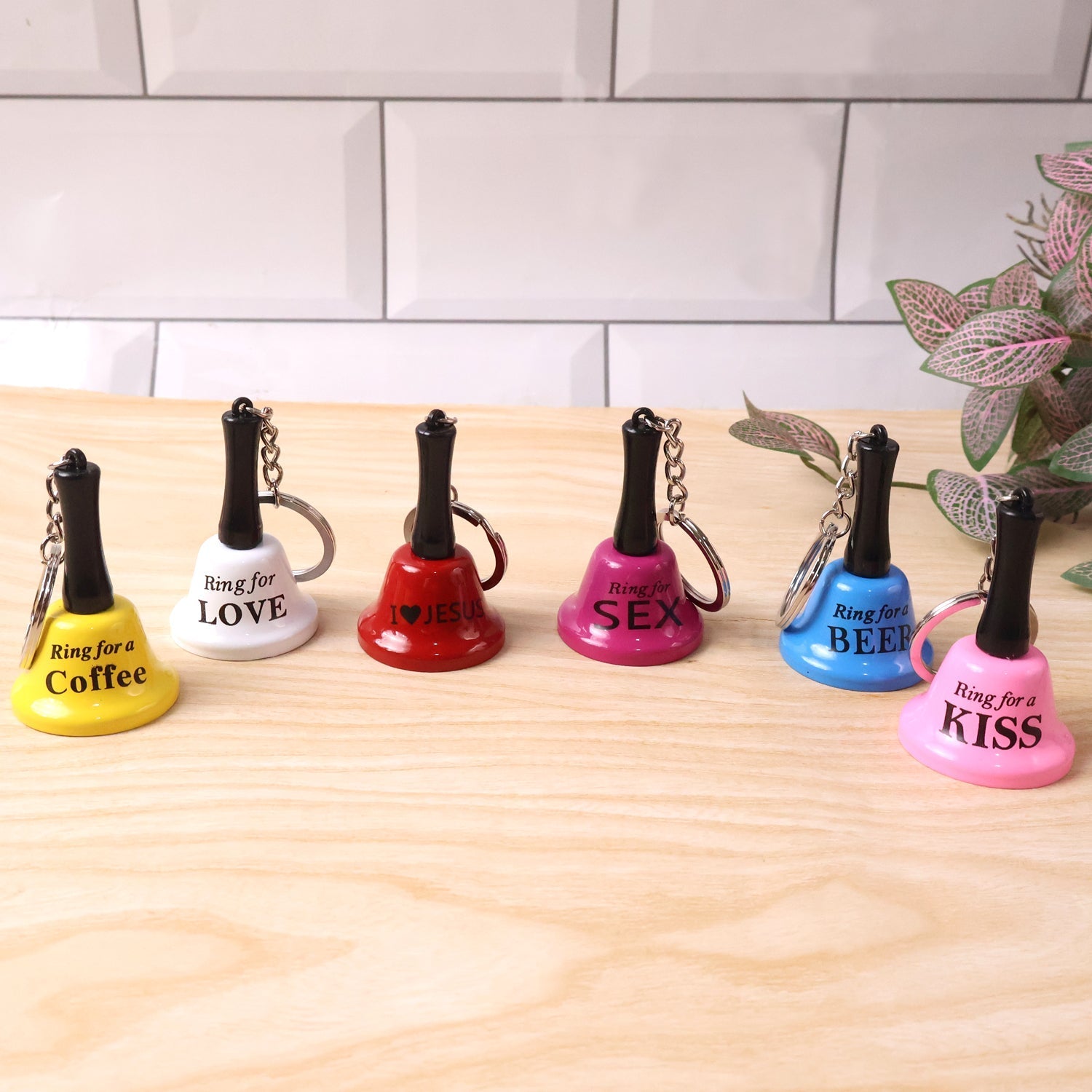 Mini Hand Bell with Keychain (1 Pc) Signature Kart