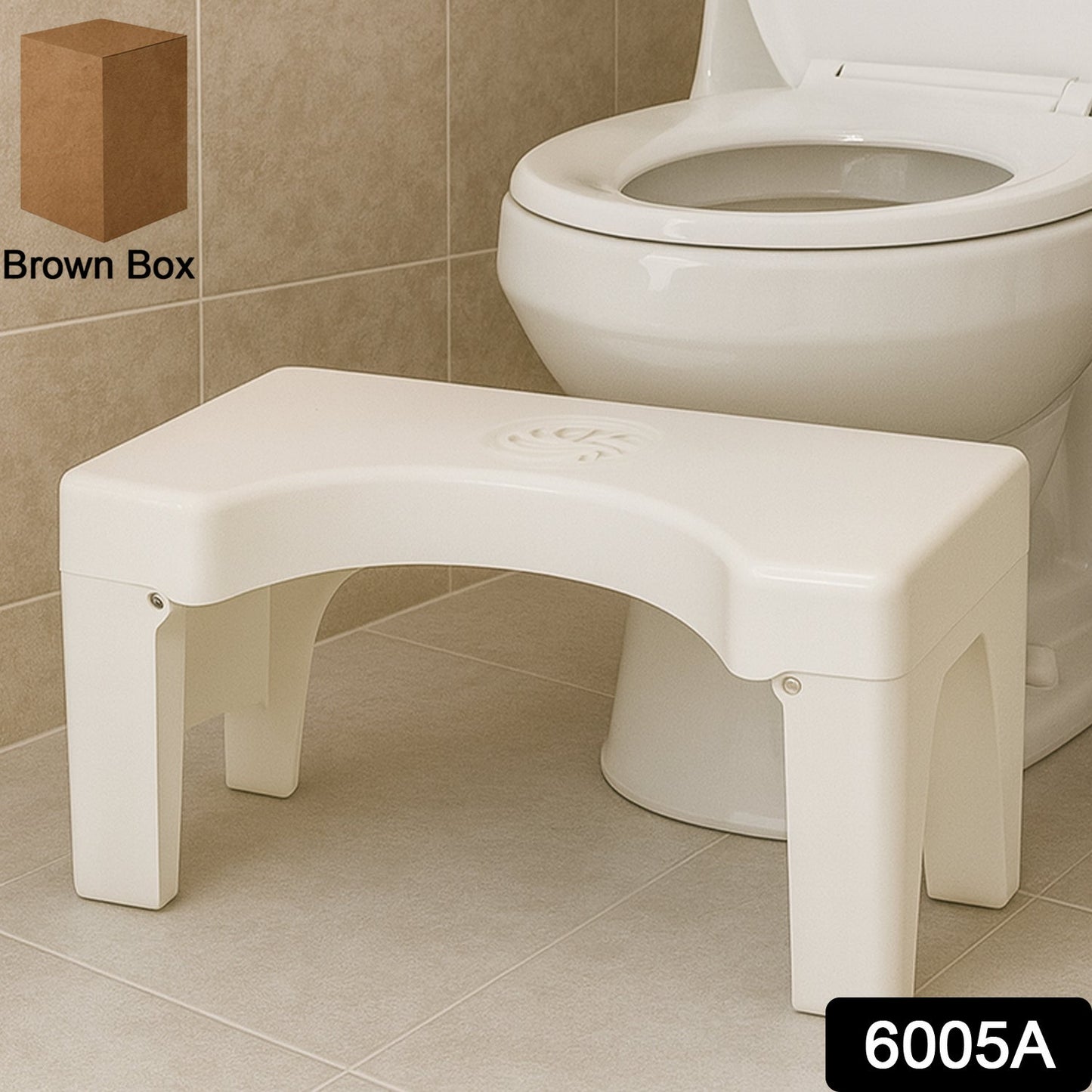 Plastic Non-Slip Folding Toilet Squat Stool Your Brand