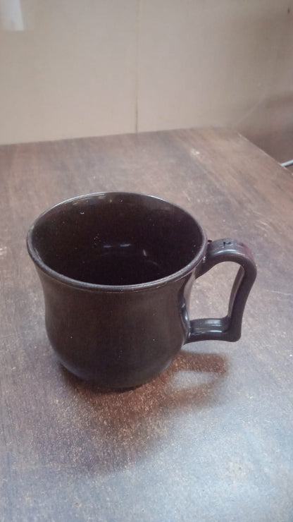 Premium Plastic Coffee / Tea Cups / Mug with Handle(1 Pc / Loose / Black) Signaturekarts
