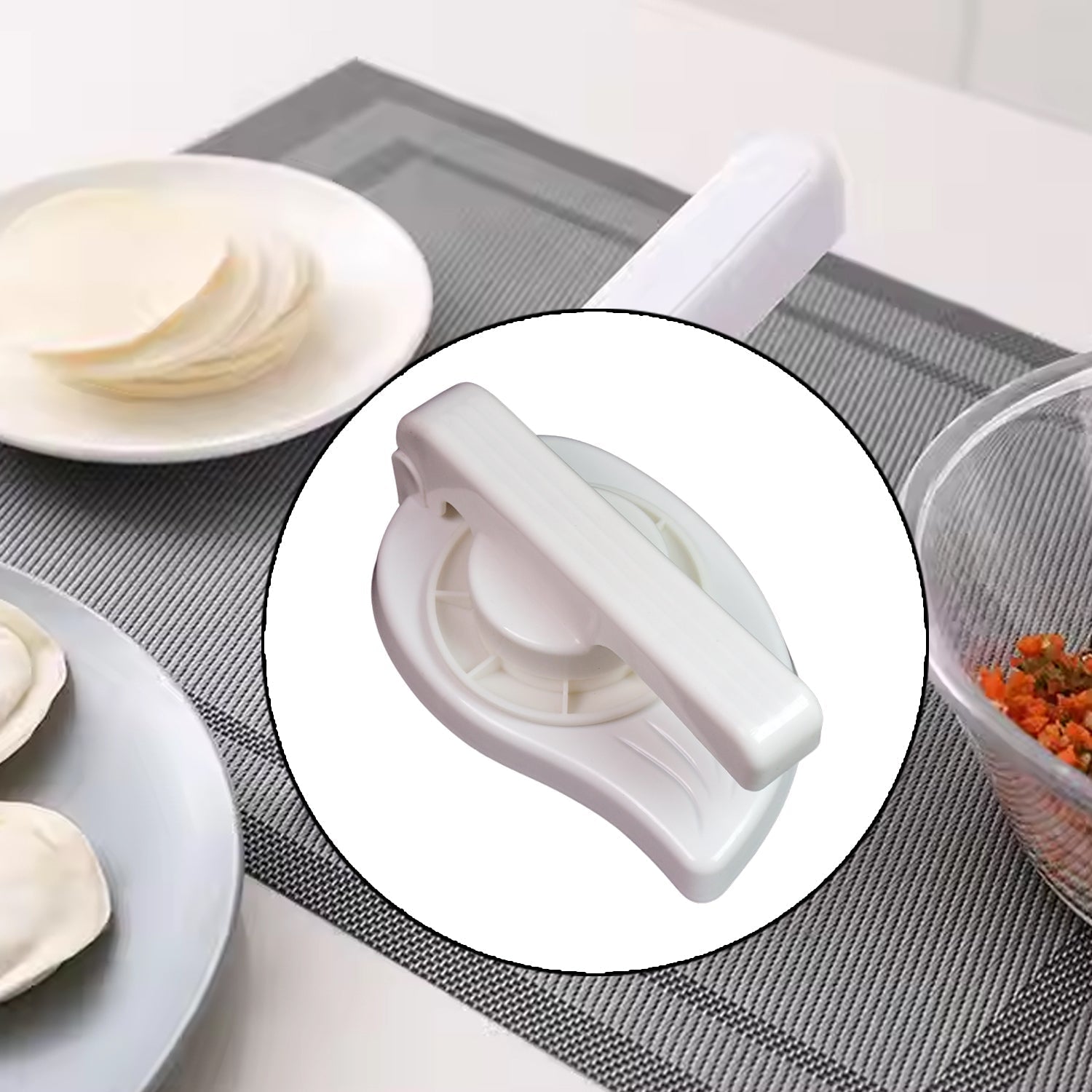 Plastic Puri Press Maker (1 Pc): Easy Chapati Roti Press (Kitchen) signaturekarts