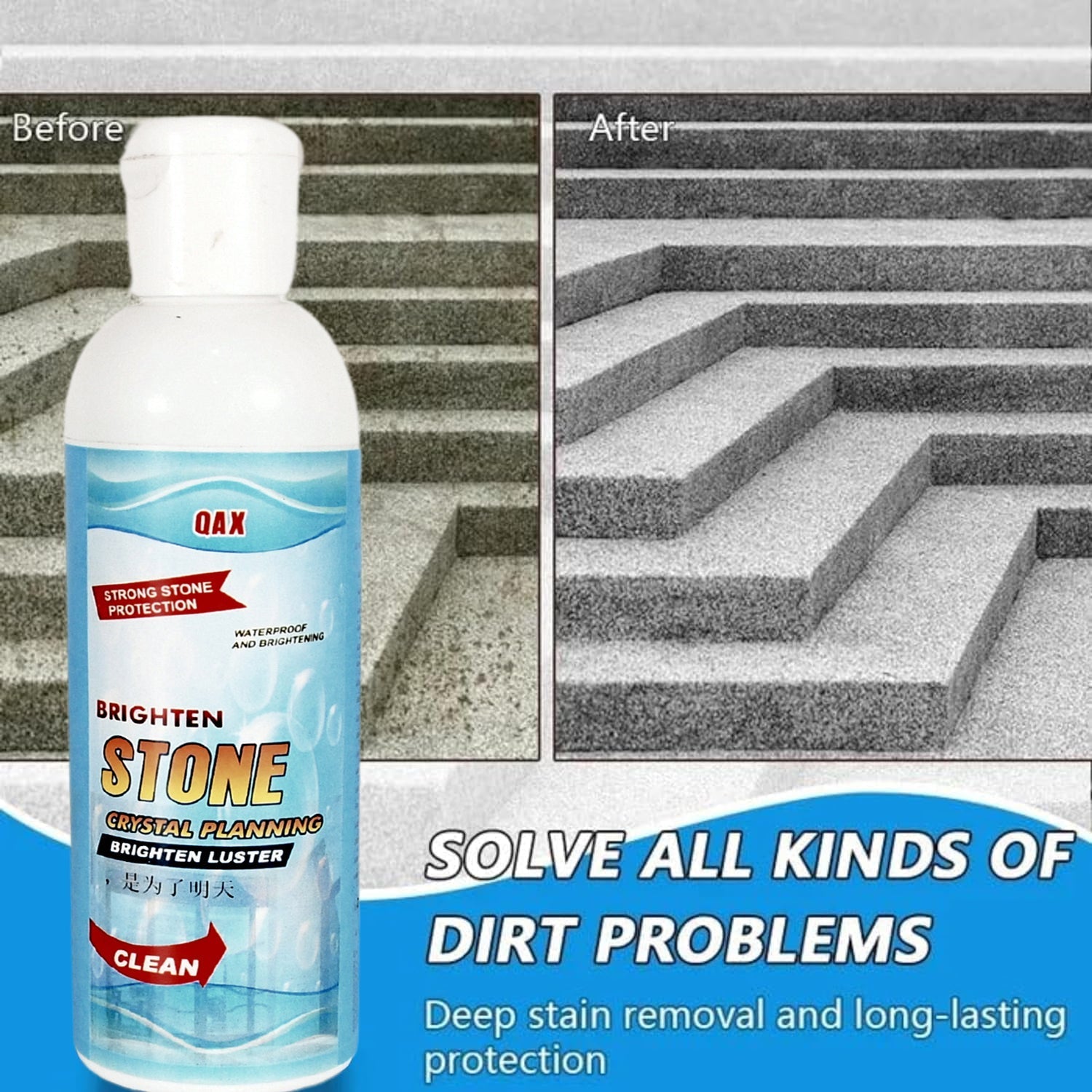 Stone Stain Remover & Crystal Plating Cleaner for Tiles (75 ML) signaturekarts