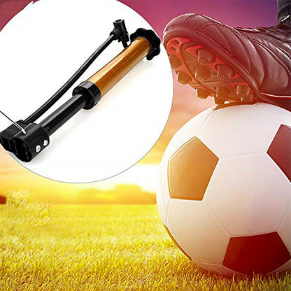 Mini Hand Air Pump – Portable Metal High-Pressure Inflator for Sports (1 Pc) signaturekarts