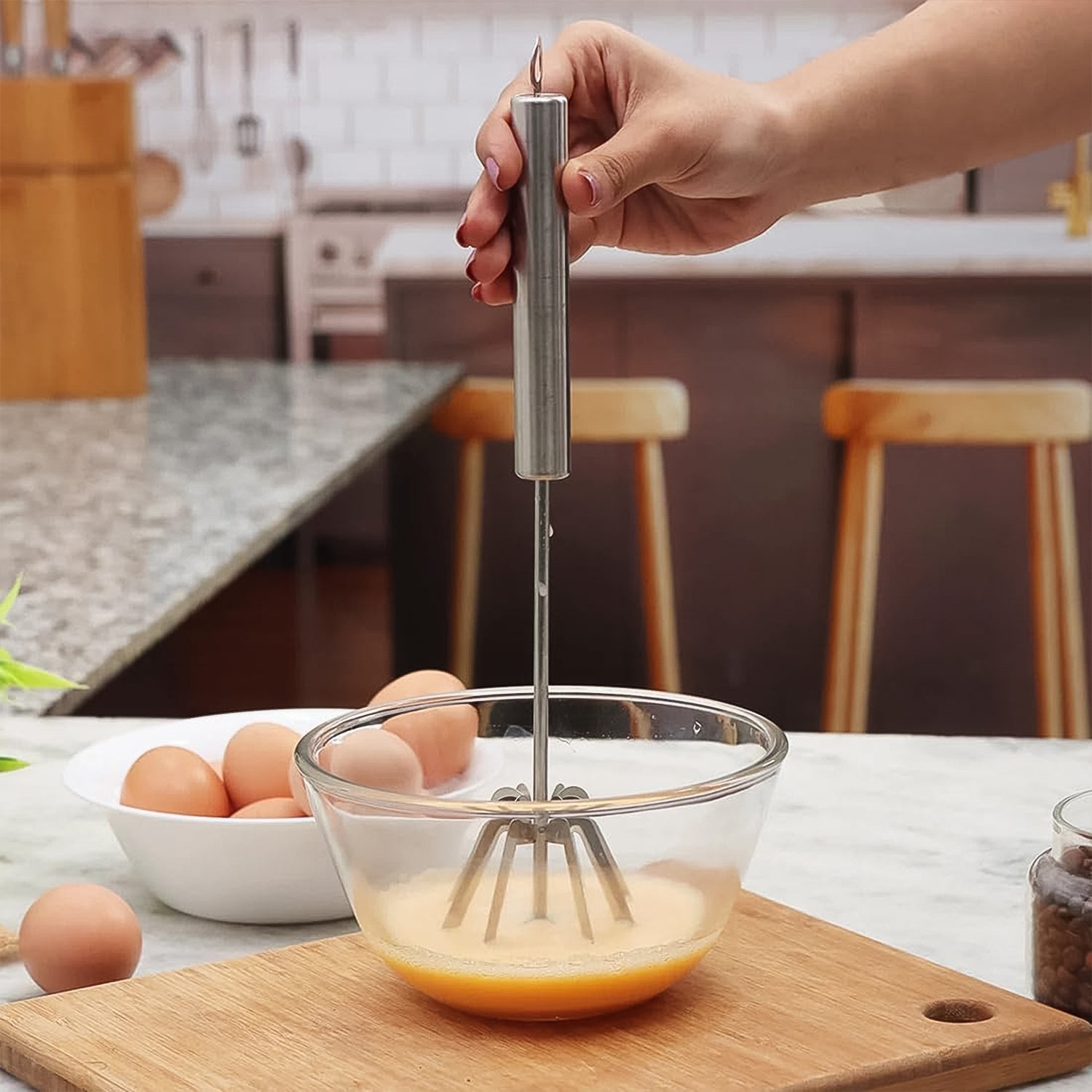 Stainless Steel Manual Mixi, Hand Blender Signature Kart