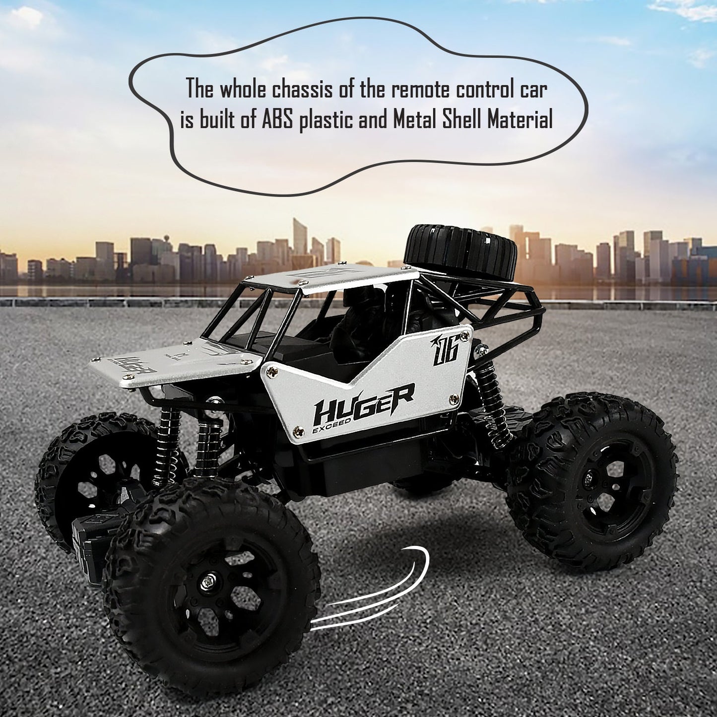 Rock Crawler Monster RC Truck – All-Terrain Rechargeable Stunt Racing Car signaturekarts