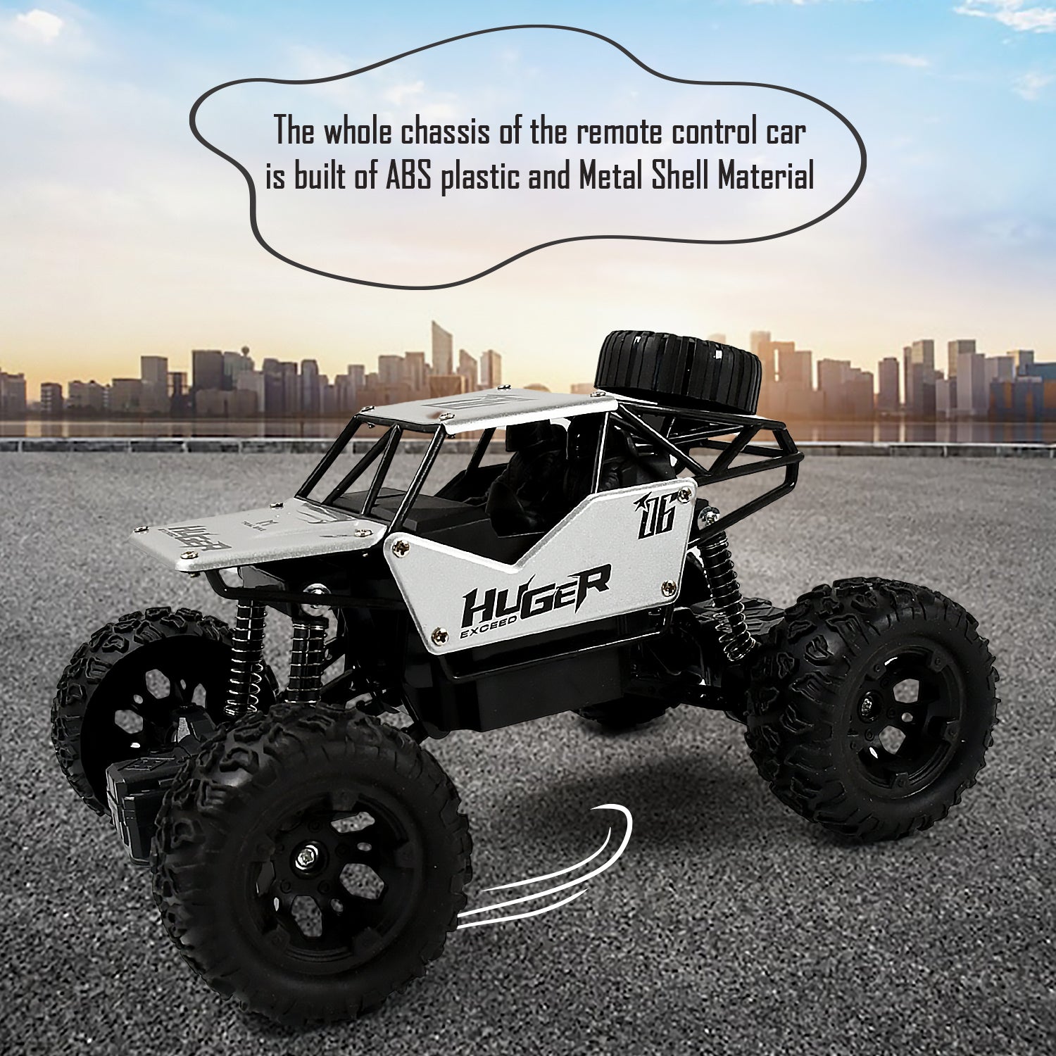 Rock Crawler Monster RC Truck – All-Terrain Rechargeable Stunt Racing Car signaturekarts