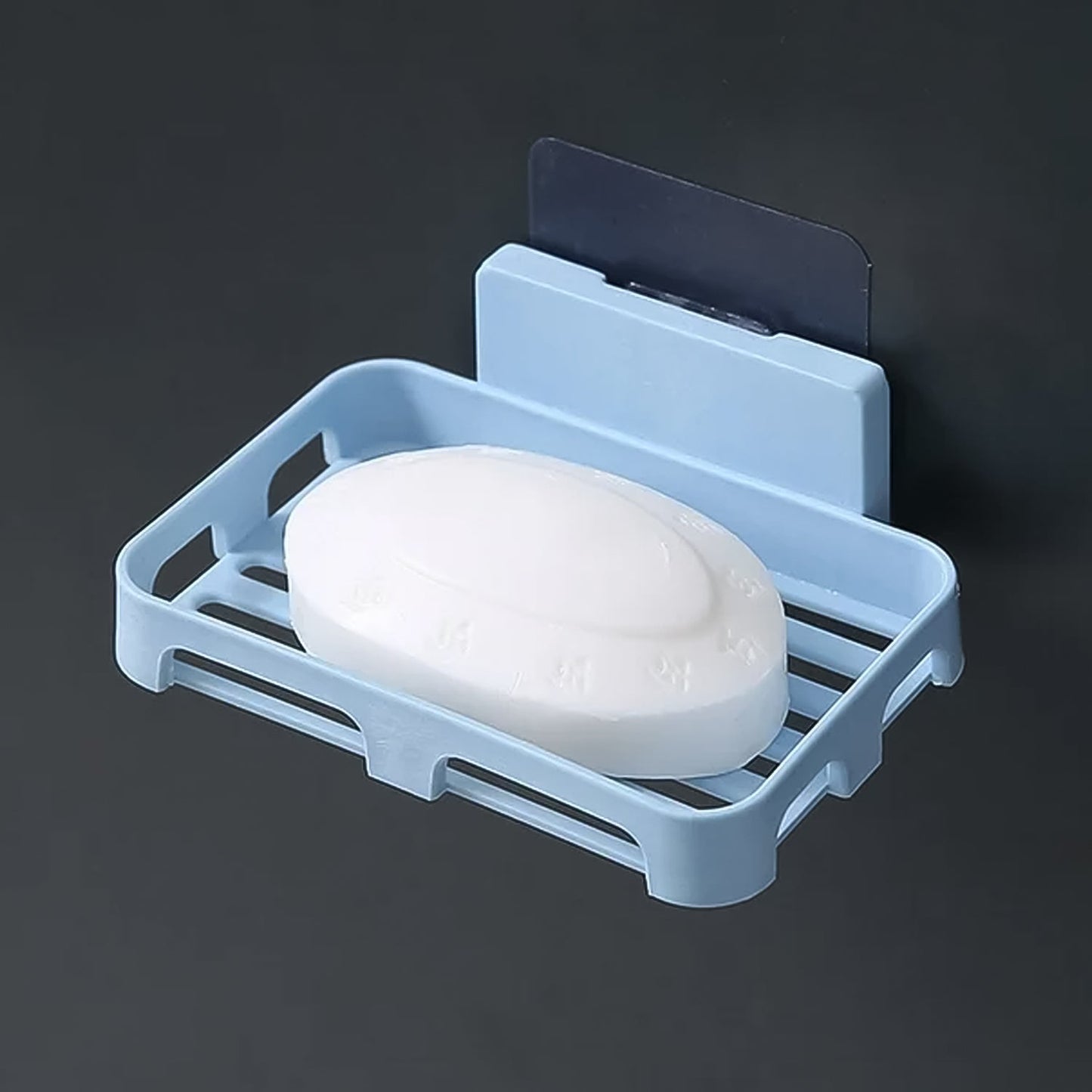 Bathroom & Kitchen Soap Holder: Self-Adhesive ,Sabudani (Plastic Box) signaturekarts