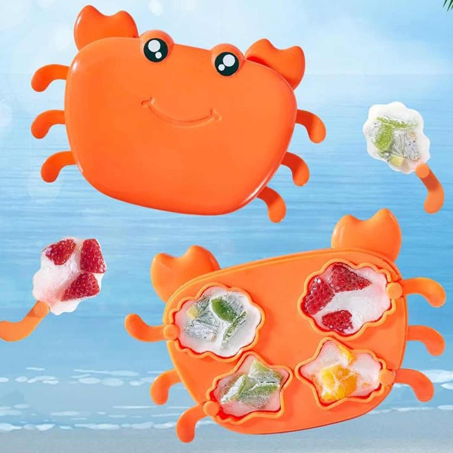 Crab Ice Mold – Silicone Ice Cream & sicle Mold for Kids (1 Pc) Signaturekarts