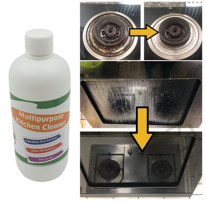 Kitchen Cleaner Spray for Oil & Grease on Stoves (Approx 500ml, Non-toxic) signaturekarts