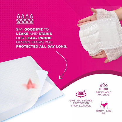 Beautiful Basics Overnight Period Panty XXL Size (10 Pc) signaturekarts