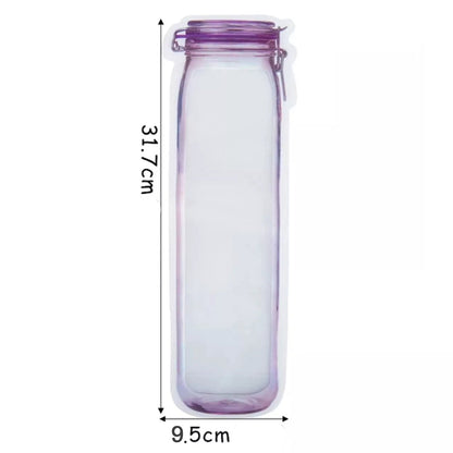 Food Storage Bag Bottles Shape Ziplock Bags Reusable (1 Pc / 500 ML) signaturekarts