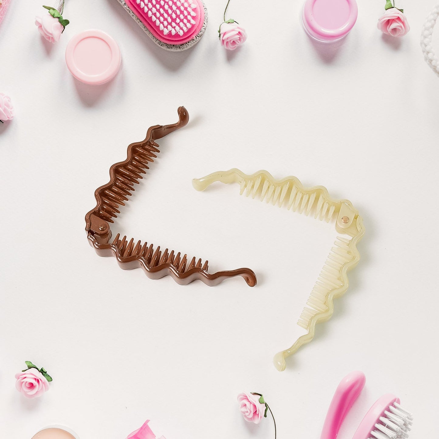 Plastic Hair Claw Clips Strong Clips (1 Pc / Mix Color), Hair accessories Signature kart