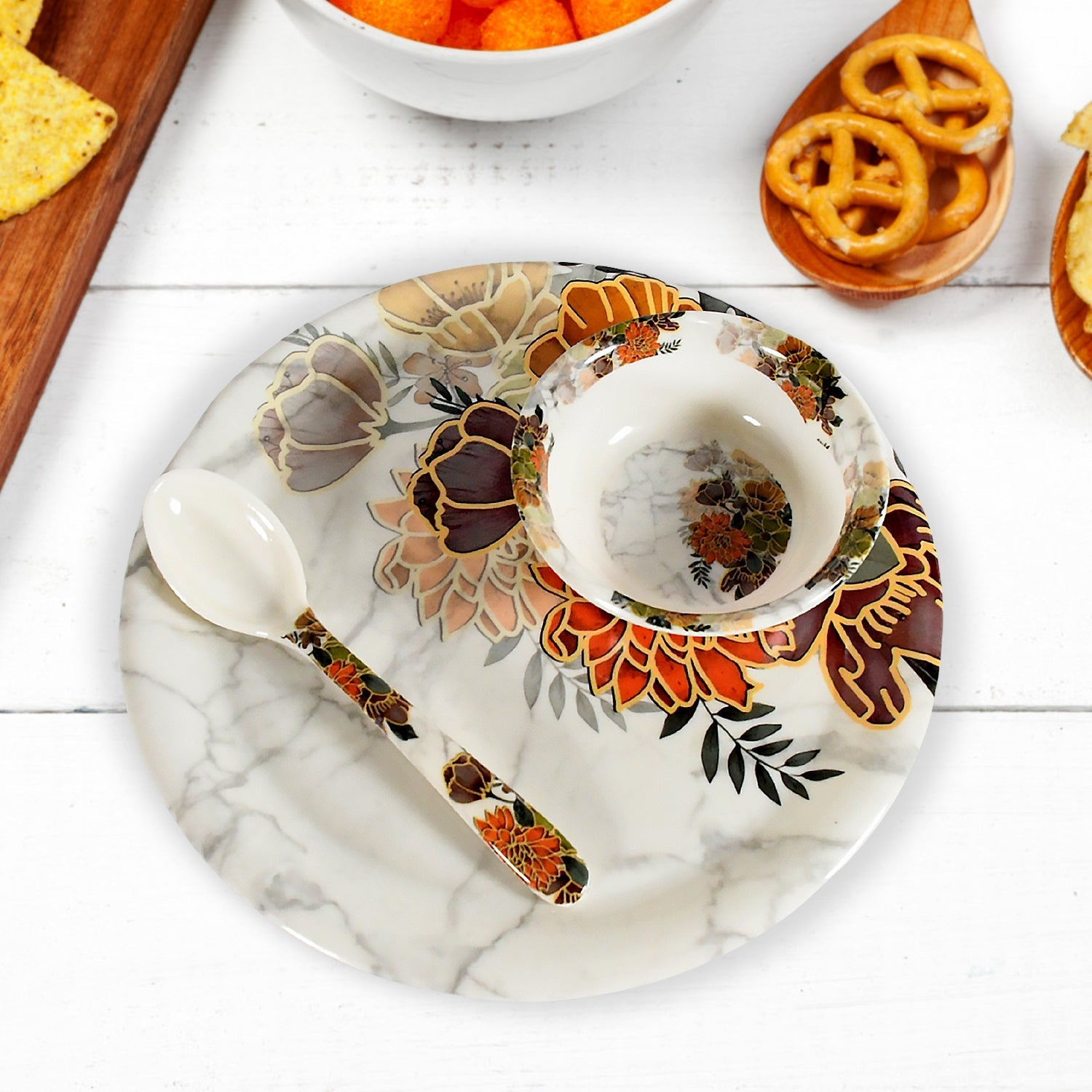 Dream 18-Piece Plastic Dinner Set signaturekarts