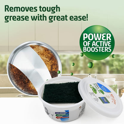 Fresh Mix Flavor Dishwash Bar with Super Scrubber Dishwashing Solution 350 gm signaturekarts