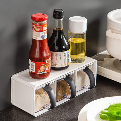 Grinss Modular Spice Storage Box Set (3 Pc) Signature Kart