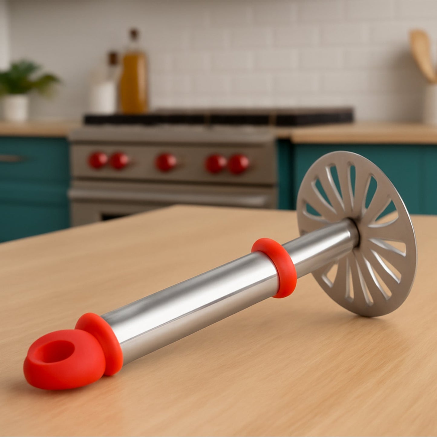 Stainless Steel Potato Masher, PauBhaji Masher Signature Kart