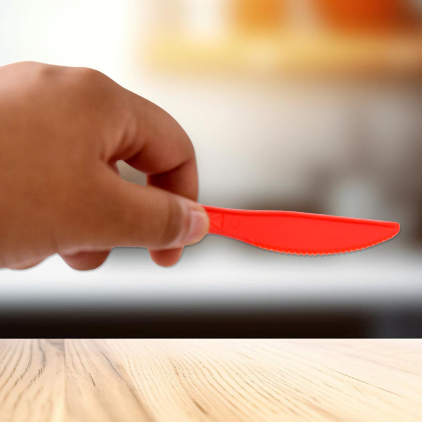 Durable Plastic Knives (8 Pc) Signature kart