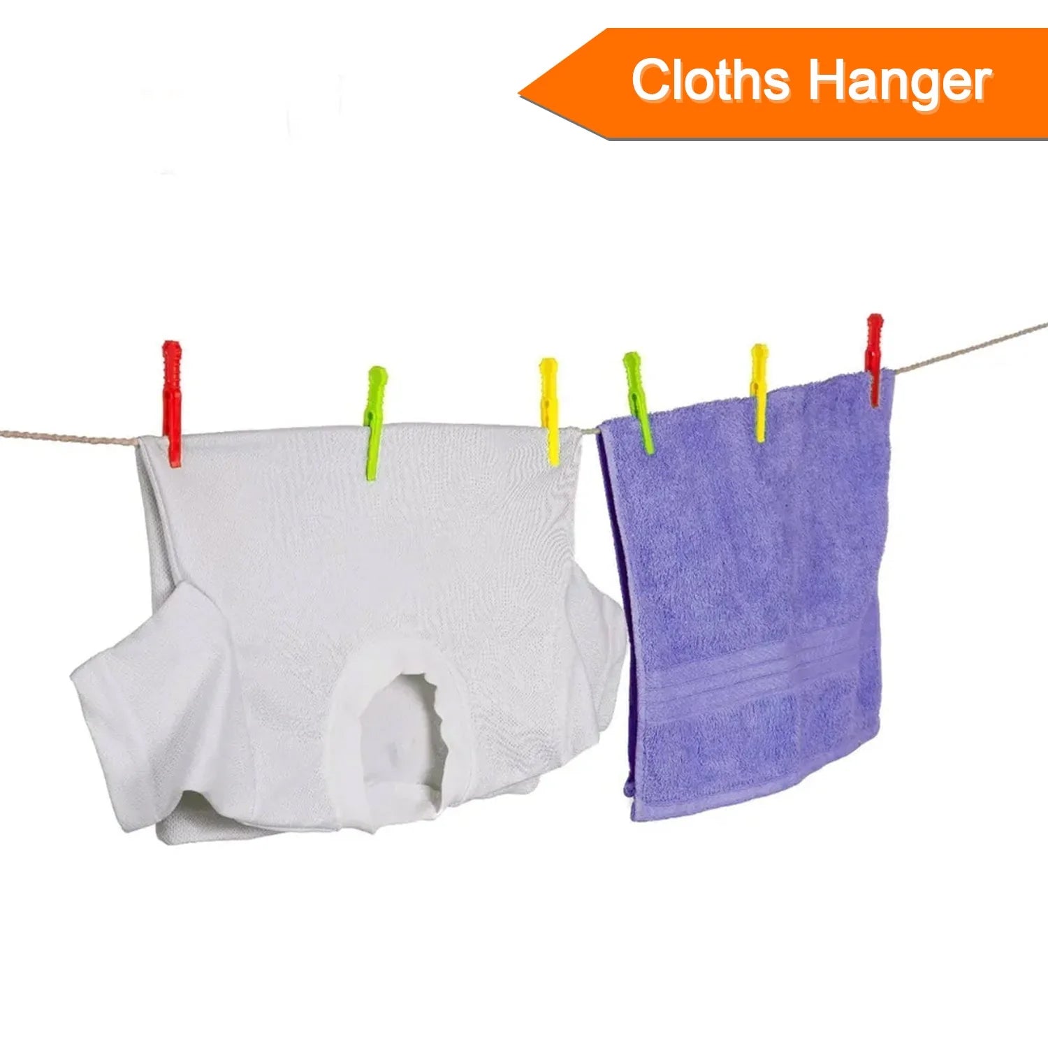 36Pcs MULTIPURPOSE PLASTIC CLOTH HANGING PEGS / CLIPS - 36 PCS Signaturekarts