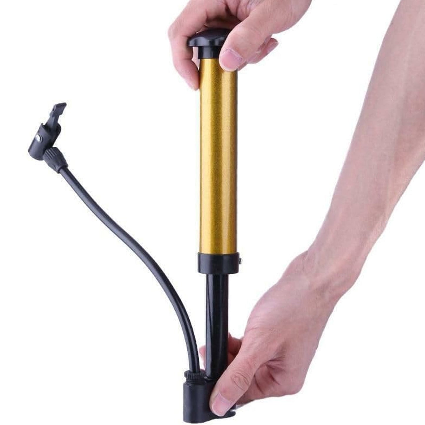 Hand Air Ball Pump – Portable Metal Inflator for Basketball, Soccer & More signaturekarts