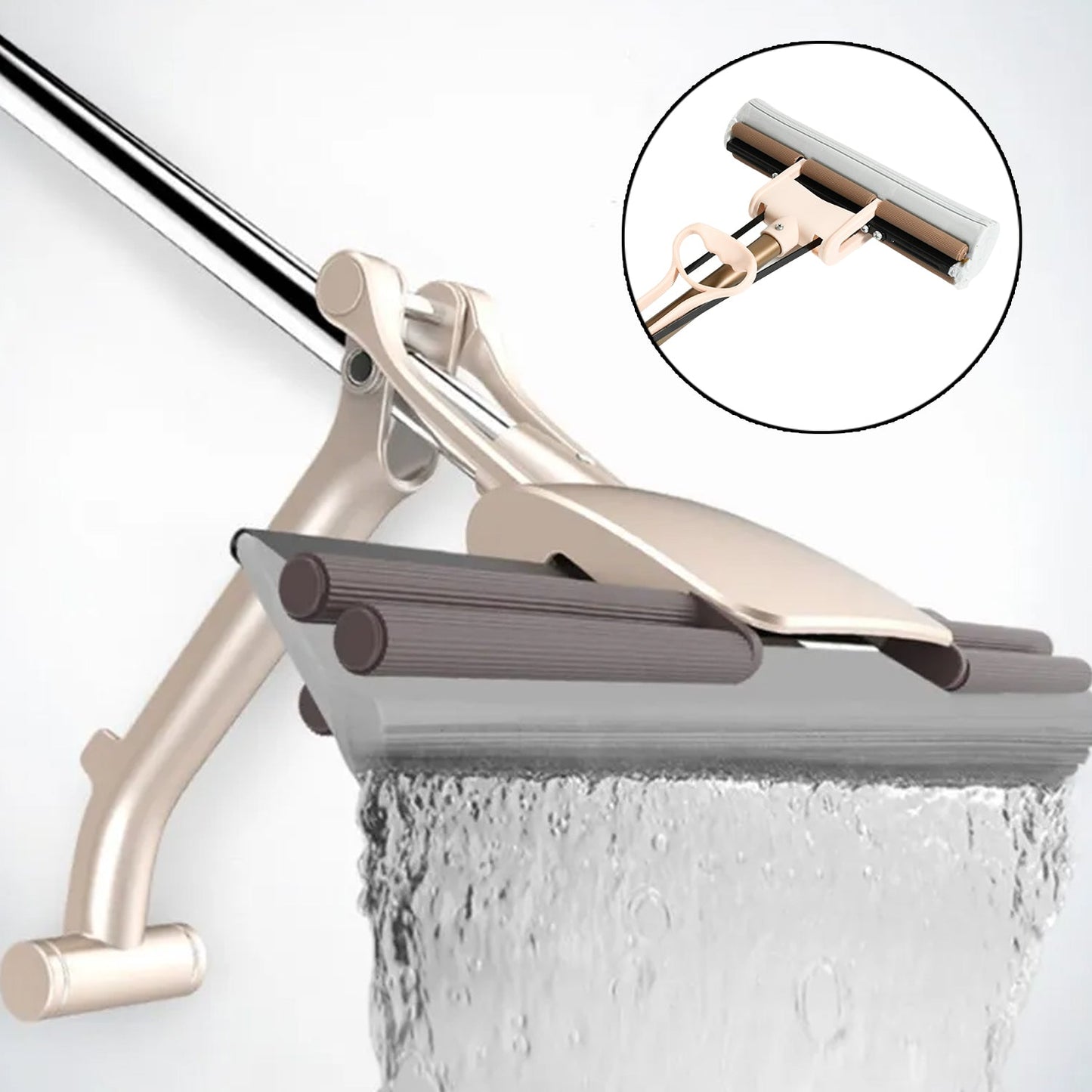Sponge Mop Super absorbent Sponge-head-self-cleaning miracle-mop signaturekarts