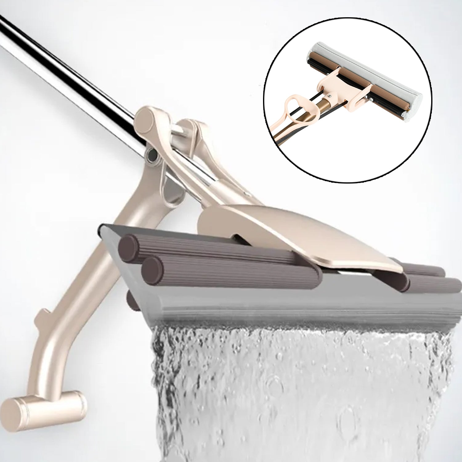 Sponge Mop Super absorbent Sponge-head-self-cleaning miracle-mop signaturekarts