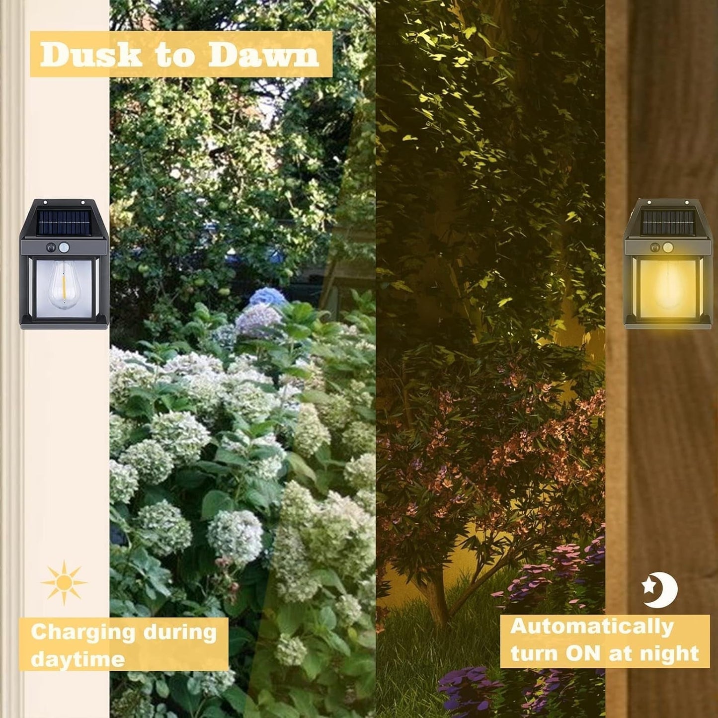 Solar Wall Lamp – Wireless Outdoor Light with Motion Sensor & 3 Modes signaturekarts