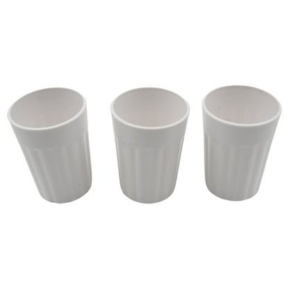Small Plastic Coffee / Tea Cups Reusable Plastic Cup Mug(3 Pcs Set) signaturekarts