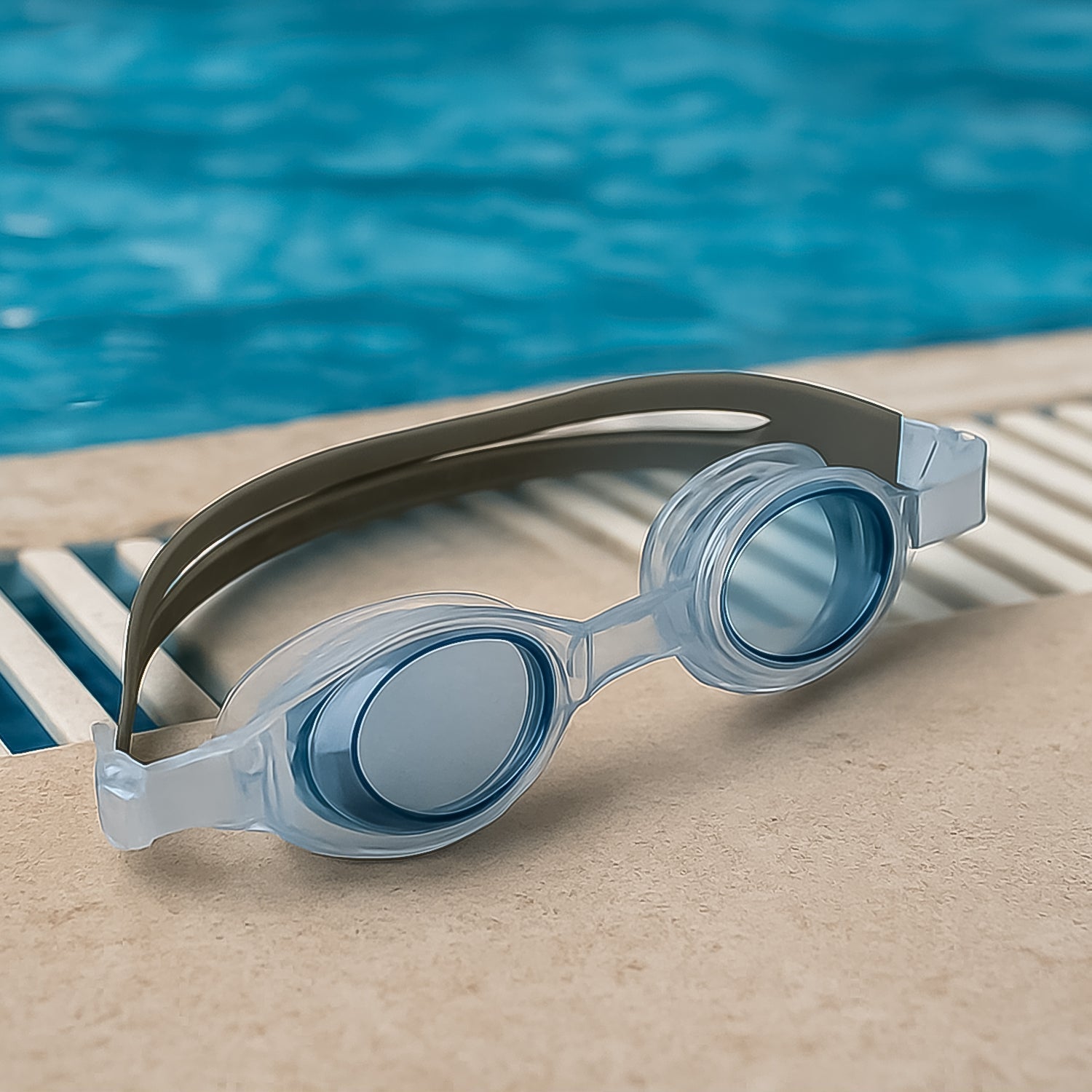 Knx Anti-Fog Protected Swimming Goggle (1 Pc) Signature kart