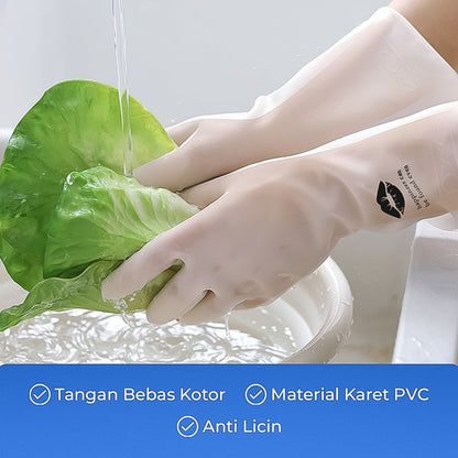 Cleaning Gloves Hand Gloves for Kitchen Household (1 Pair) signaturekarts
