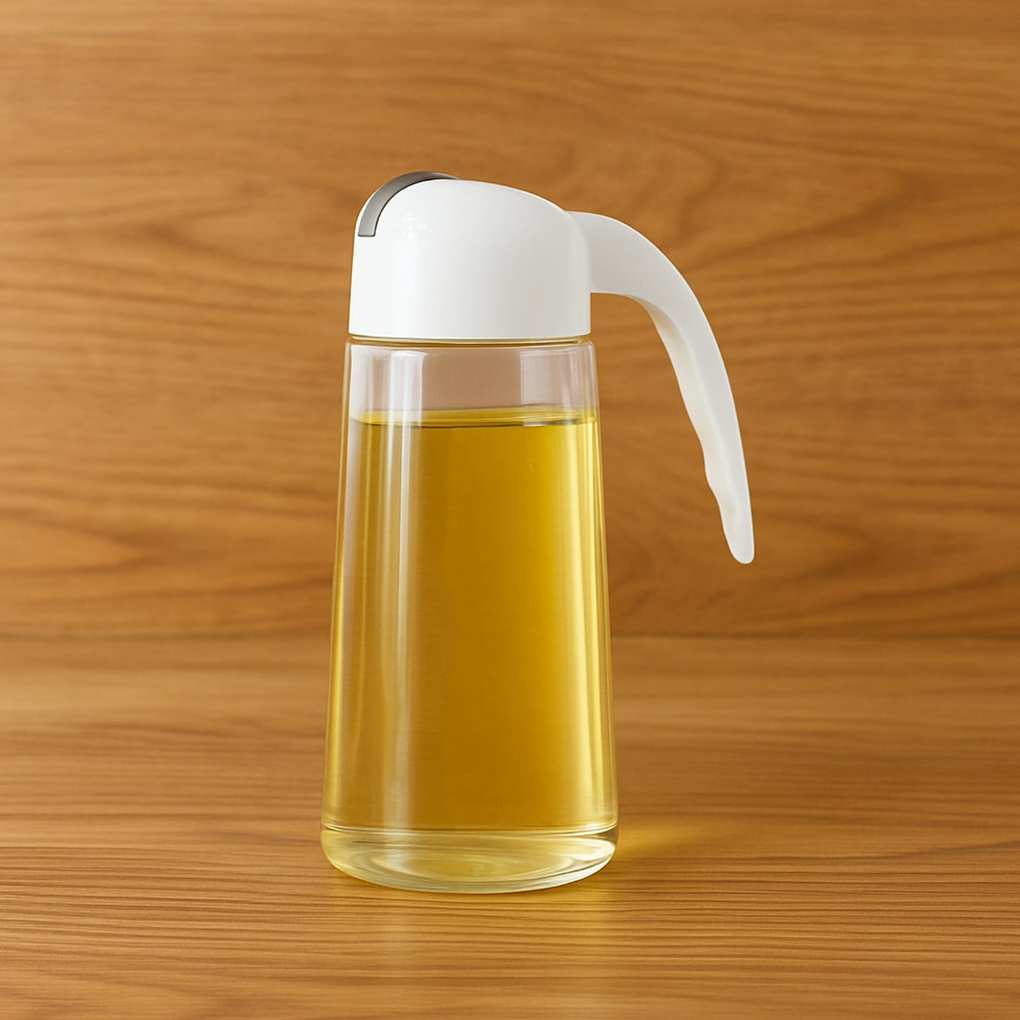 Kitchen Glass Oil Bottle Dispenser Automatic Opening Bottles  630 ML Signature kart