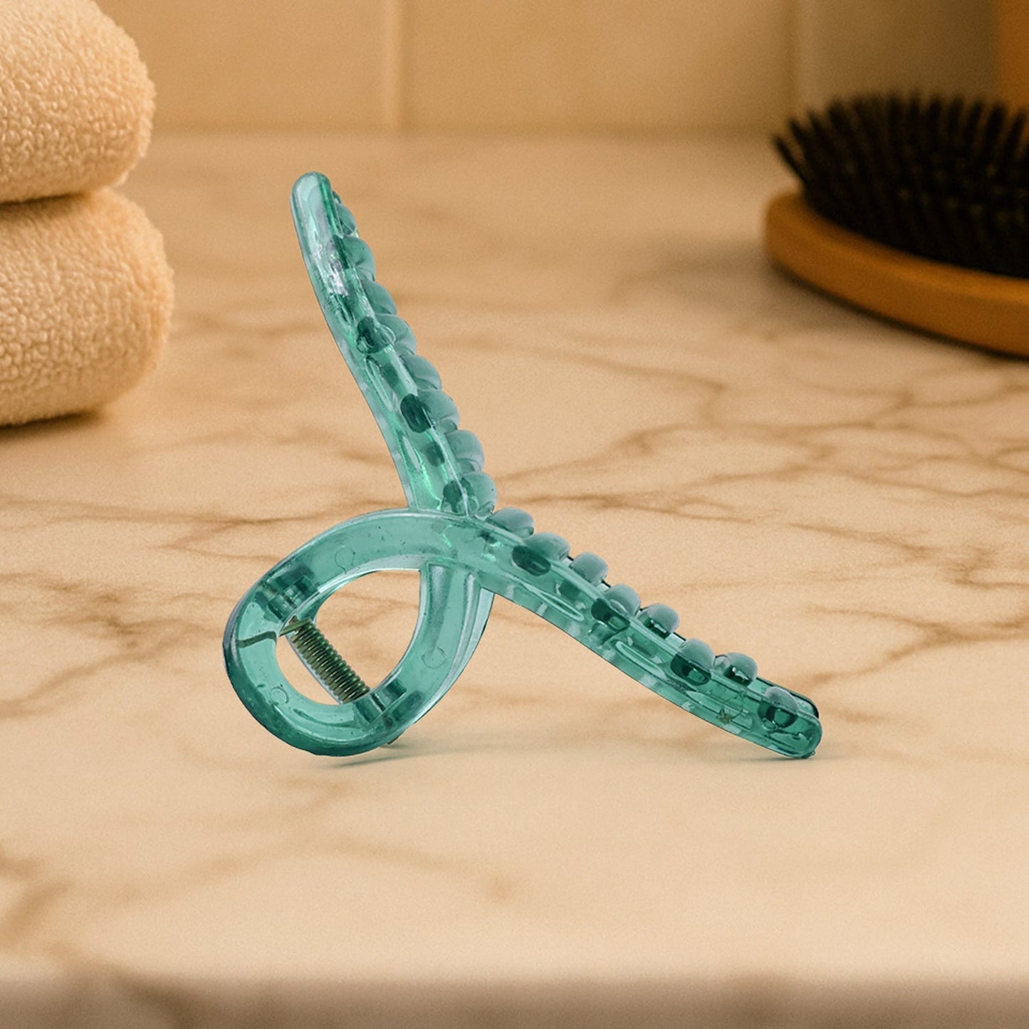 Hair Clutcher Clips (Mix Design, Multicolor / 12 Pc) Signature Kart