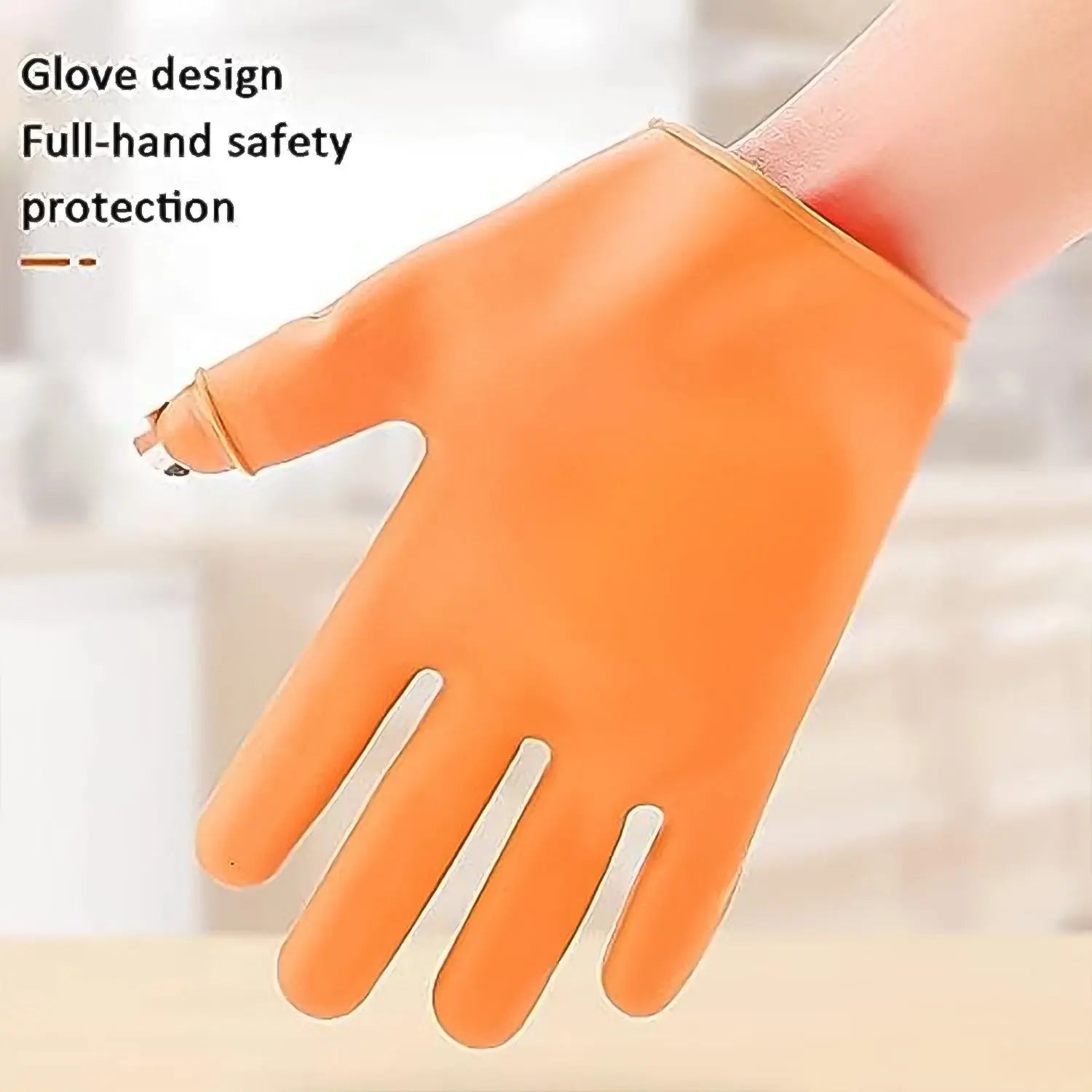 Gloves Silicone Thumb Knife Finger Protector Gears Cutting Vegetable Harvesting Knife signaturekarts