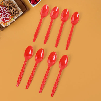 Reusable Home Dining Plastic Spoons (8 Pc) Signature kart