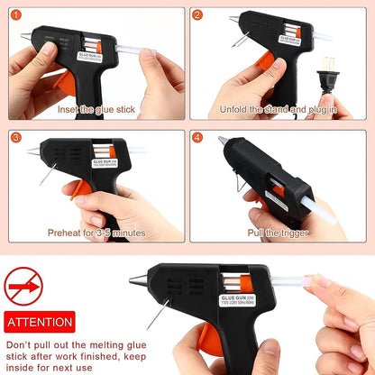 Professional Hot Melt Glue Gun – Rapid Heating Quick Melt Glue Gun (40W) Signature kart