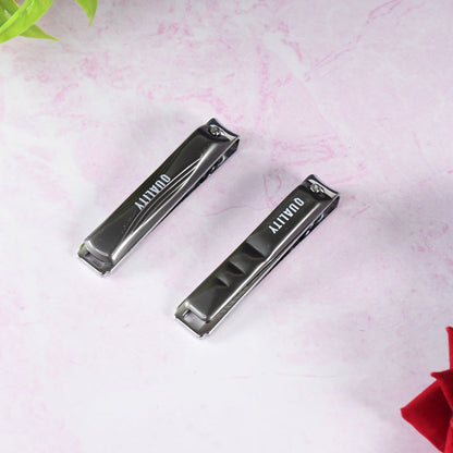 Stainless Steel Folding Portable Large Nail Clippers with Nail File (1 Pc) signaturekarts