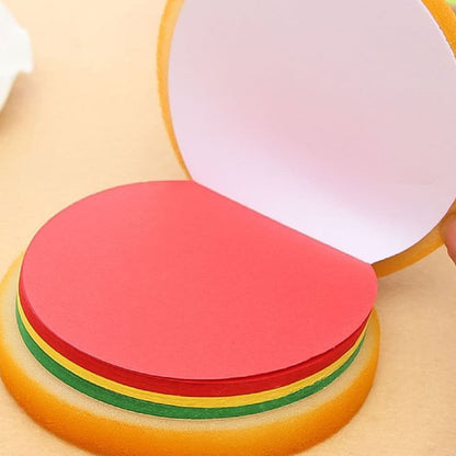 Burger Shaped Note / Sticky Notes / Memo Notes, Unique Mini Notes (Multicolor) Signaturekarts