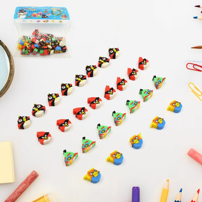 Colorful Novelty Eraser Set for Kids and Gifts (28 Pcs In 1 Packet) signaturekarts