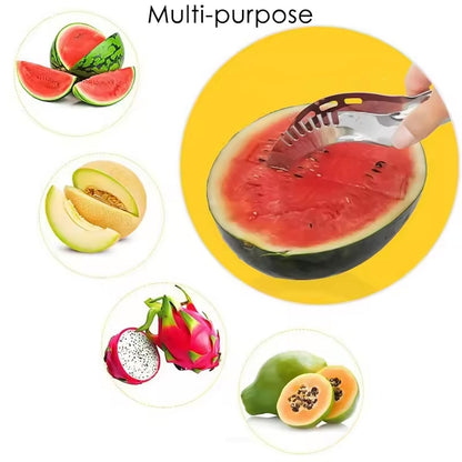 3-in-1 Watermelon Knife Set – Cantaloupe Slicer, Corer & Fruit Cutter signaturekarts