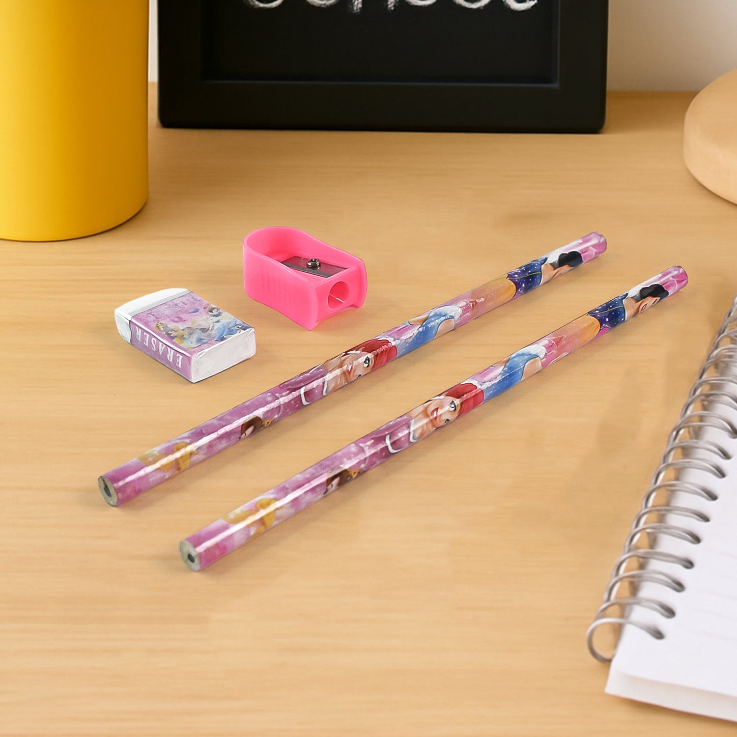 Fun & Functional! 5-in-1 Cartoon Pencil Set for School & Play (5 Pc) signaturekarts