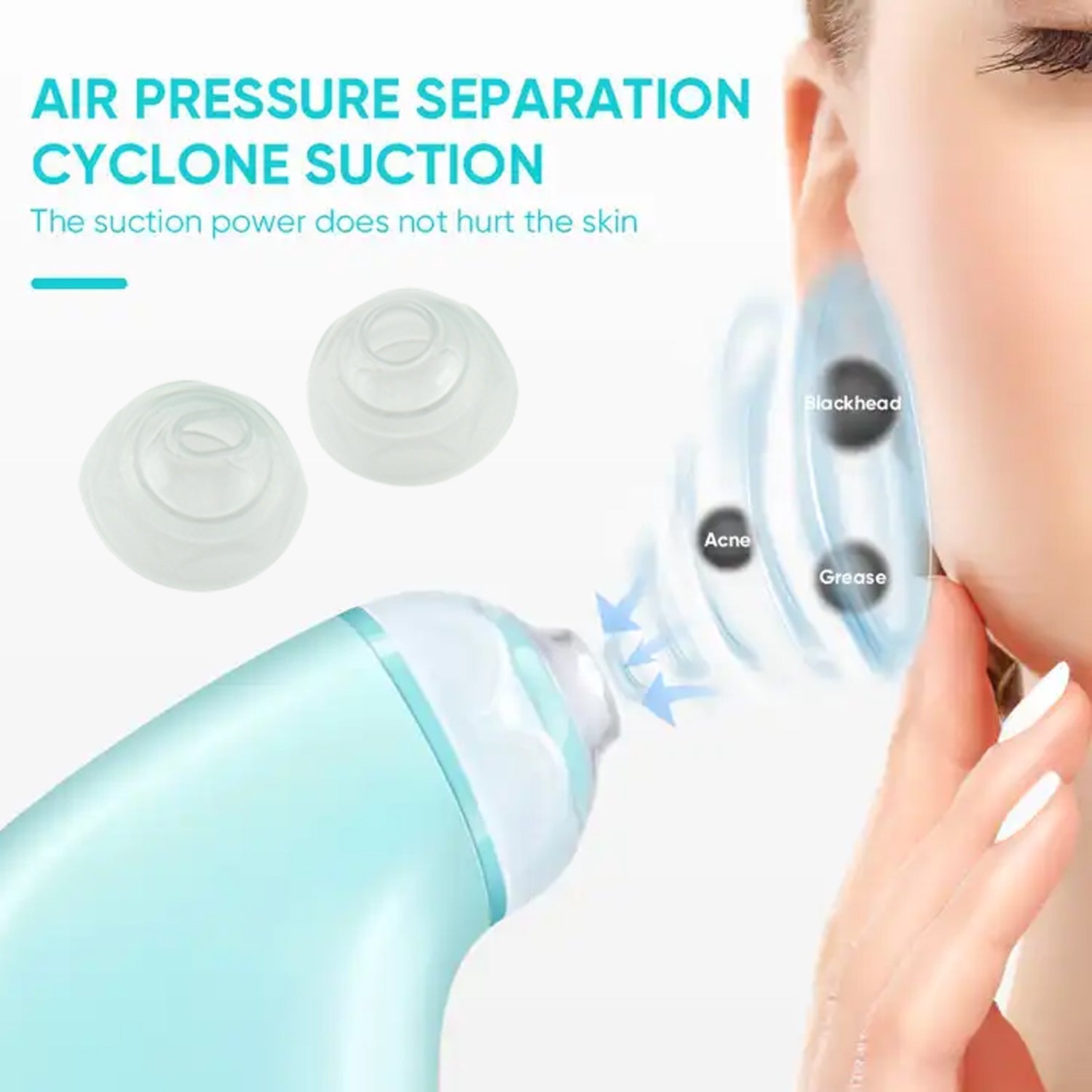 Mini Handheld Vacuum Blackhead Remover – Facial Massage & Spot Lifting (1 Pc) Signaturekarts