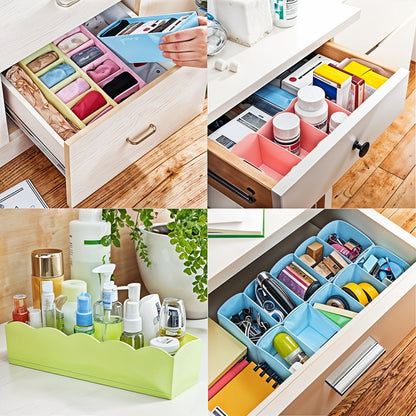 5 Compartments Socks / Handkerchief / Underwear Storage Box (pack of 2) Signature Kart