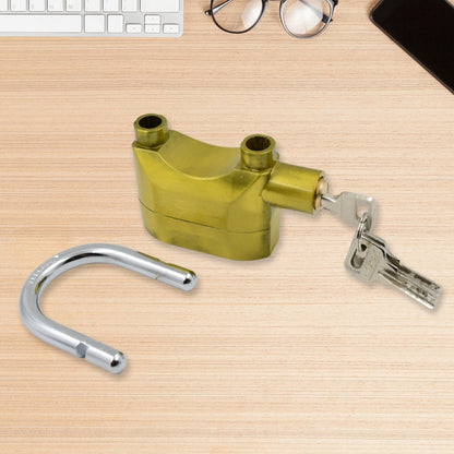 Security Alarm Metallic Lock System with 3 Keys (1 Set / Mix Color) Signaturekarts