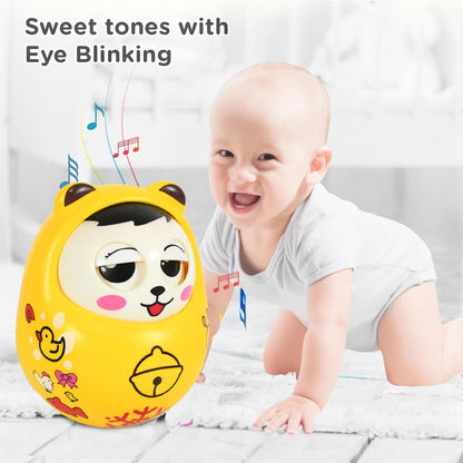 Musical Roly Poly Toy for Babies – Push & Shake Wobbling Doll signaturekarts