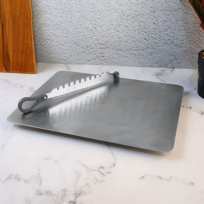 Supermom Stainless Steel Multifunctional Cut & Chop Vegetable Slicer Tool (1 Pc) signaturekarts