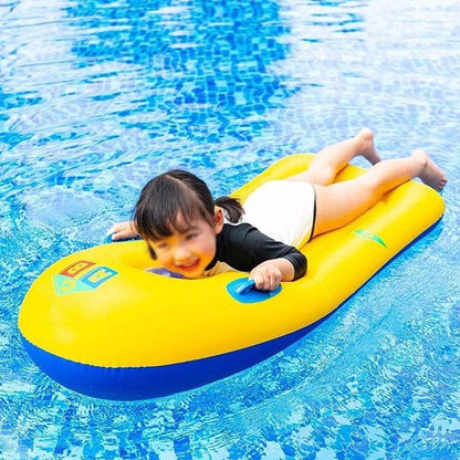 Inflatable Surfboard for Kids, Inflatable Bodyboard for Children with Handles signaturekarts