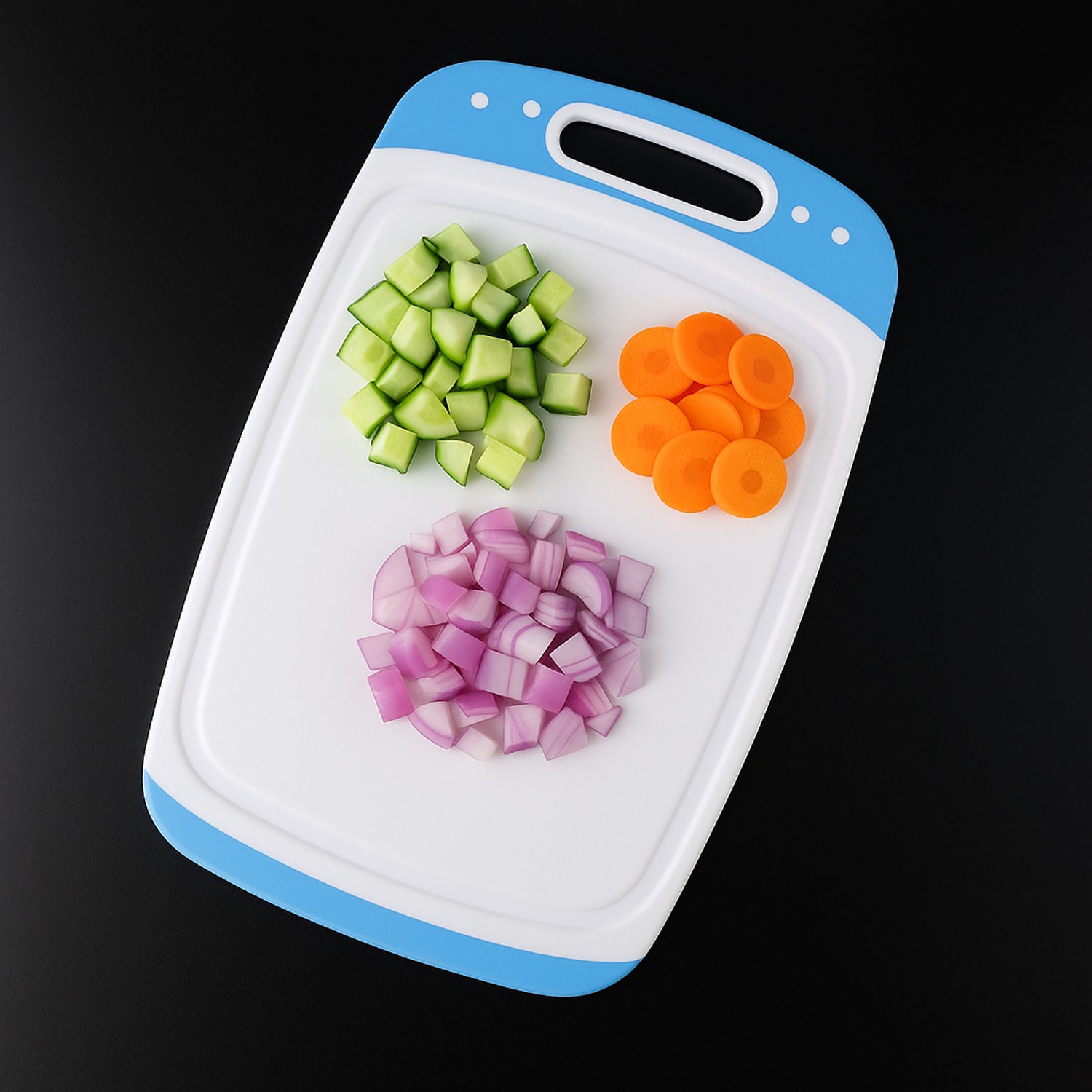 Ganesh Vegetables and Fruits Cutting Chopping, Plastic Board (1 Pc) Signaturekarts