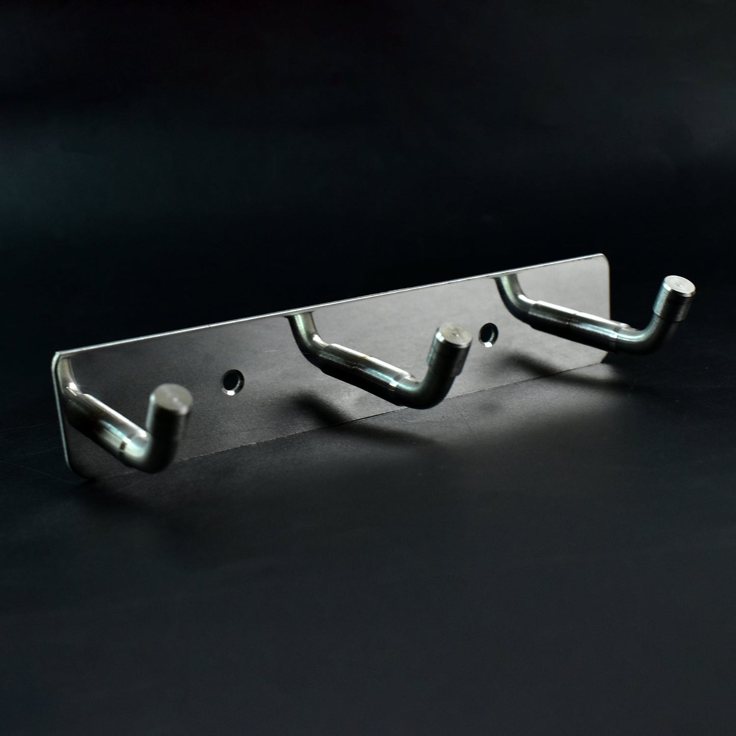 Stainless Steel Wall Mounted Coat 3 Hook Rack (14x3 / 1 Pc) Signature kart