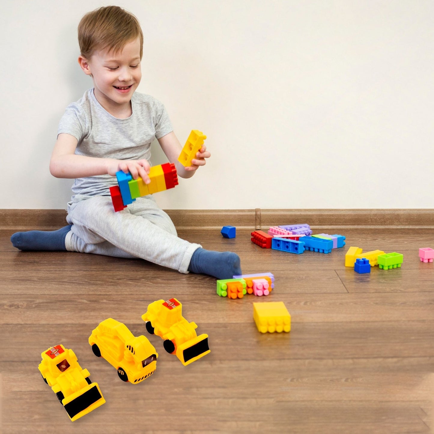 Engineering Construction Vehicle Toy Set for Kids (6 Pcs Set) signaturekarts