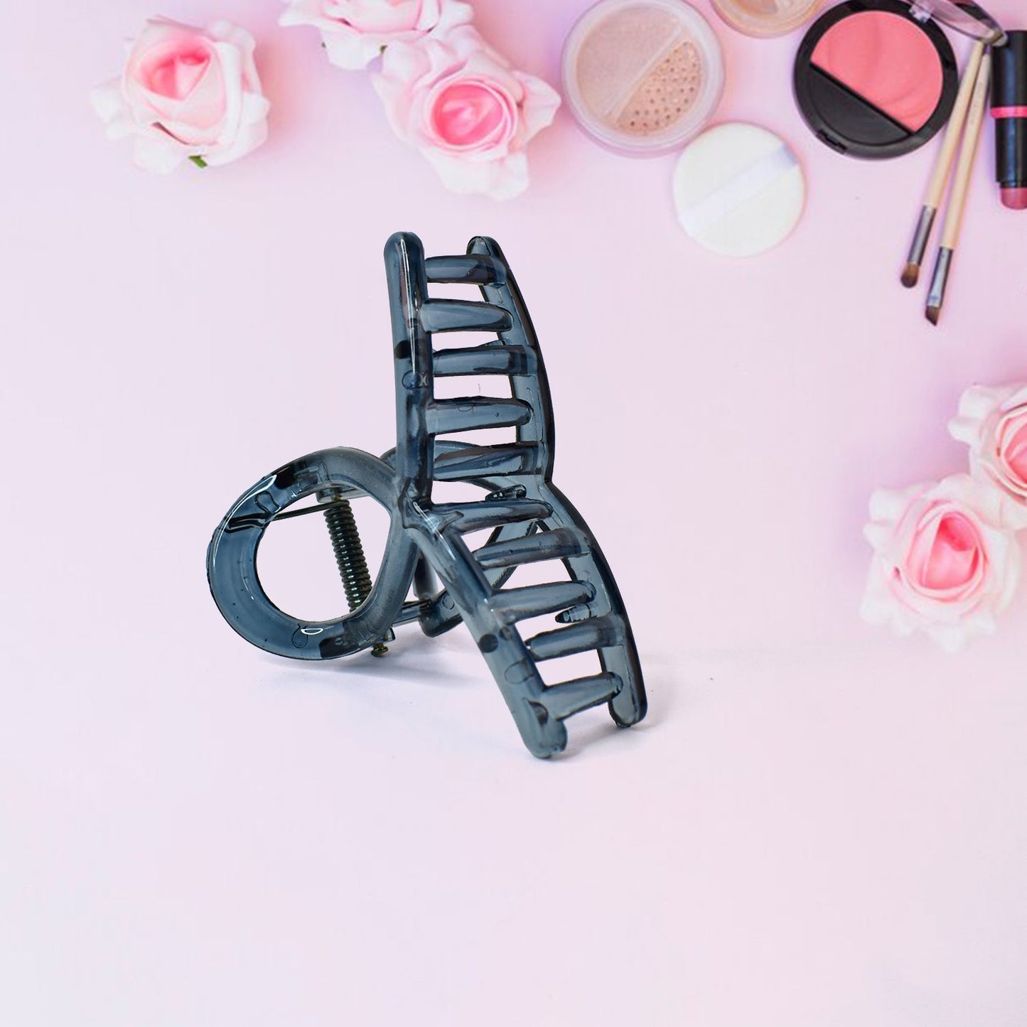 Plastic Hair Clamp Grip, Simple Matte Hair Barrette Clamp (1 Pc) Signature kart