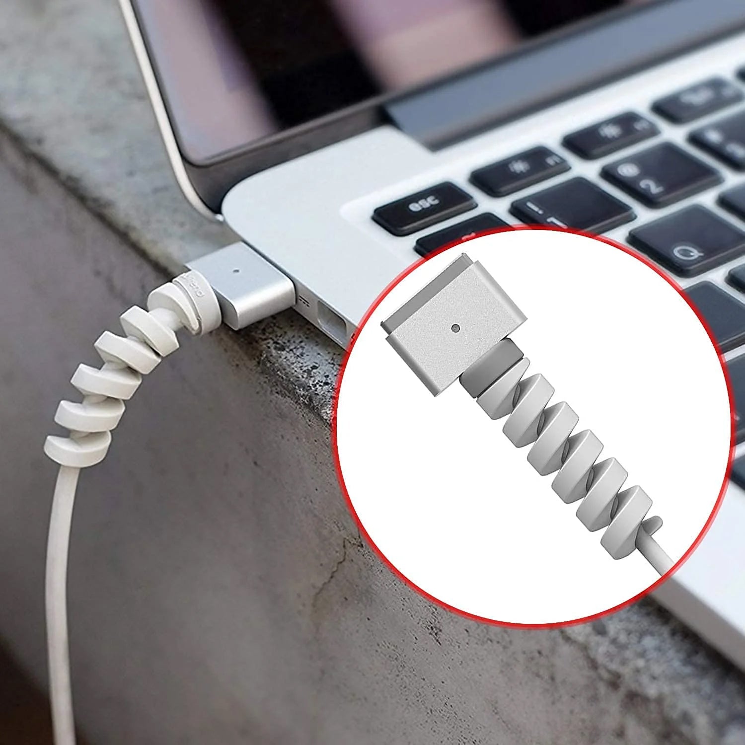 Spiral Charger Cable Protector for All Universal Cable (Pack of 10) signaturekarts